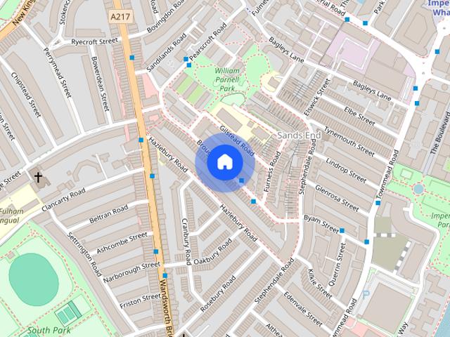 House for rent in Fulham, Sands End