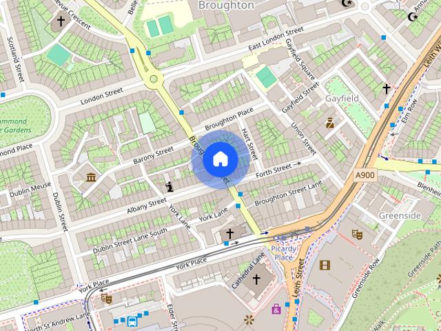 Apartment for rent in Broughton, Scotland