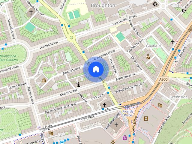 Apartment for rent in Broughton, Scotland