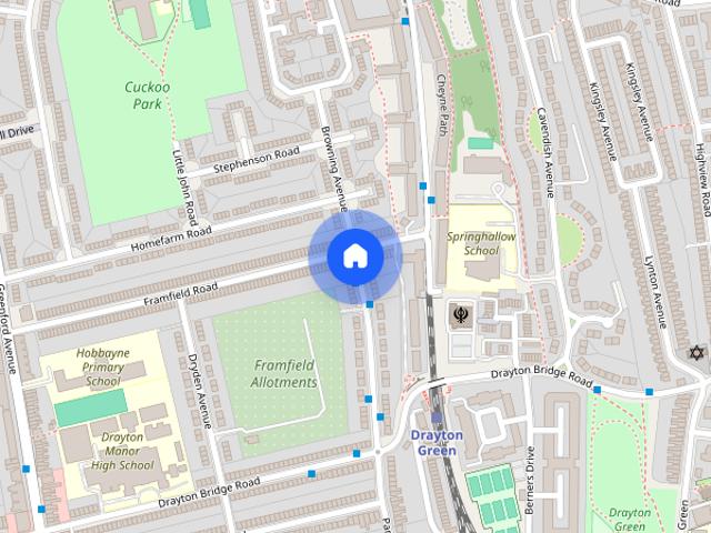 Apartment for rent in London Borough of Ealing, Hanwell