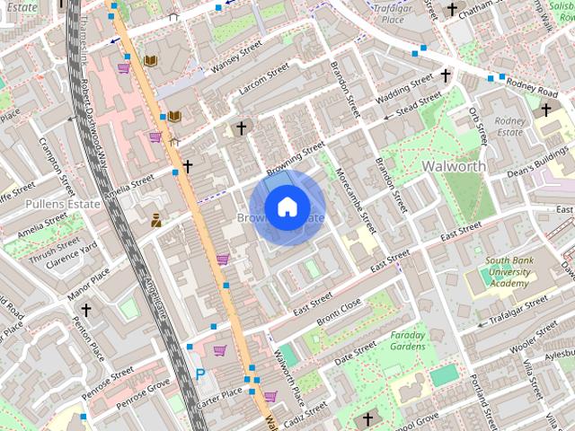 Apartment for rent in Walworth, Greater London