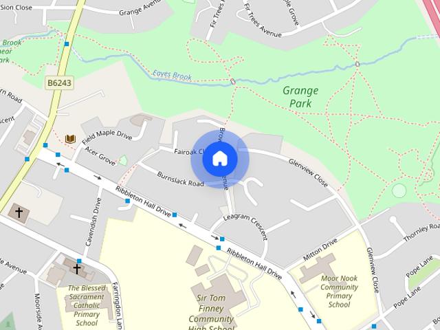 House for rent in Moor Nook, Higher Bartle