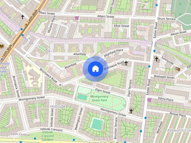Apartment for rent in Hillside, Leith