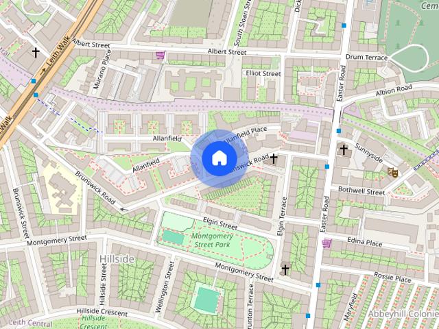 Apartment for rent in Hillside, Leith