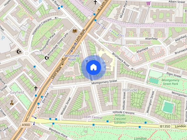 Apartment for rent in Hillside, City of Edinburgh