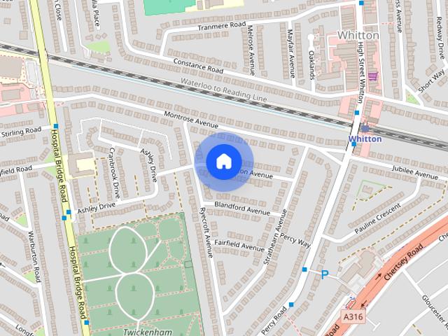 House for rent in Whitton, Greater London