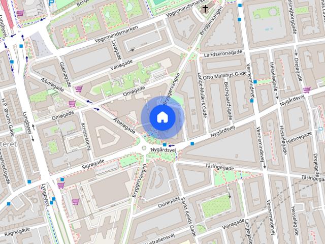Lejlighed til leje i Lyngbyvejskvarteret, København