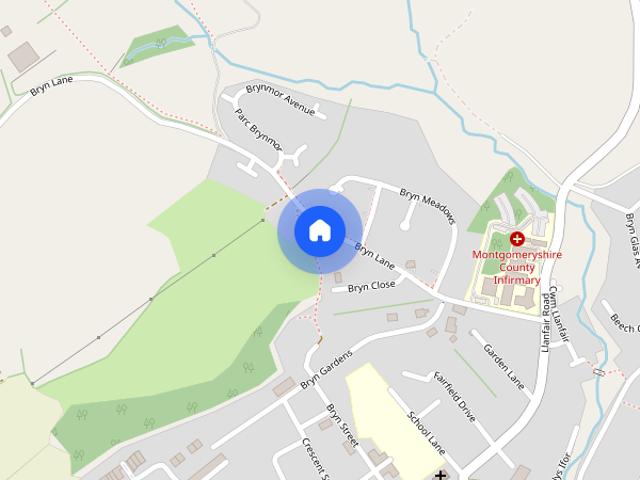 House for rent in Penygloddfa, Newtown