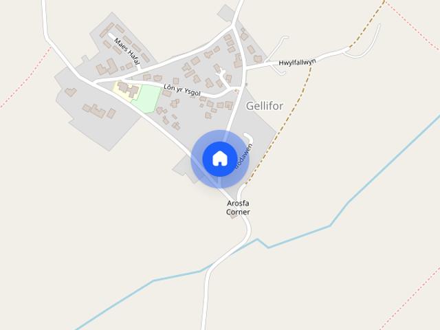 House for rent in Llangynhafal, Gellifor
