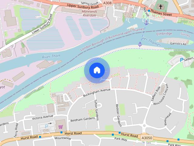 House for rent in Molesey, Elmbridge