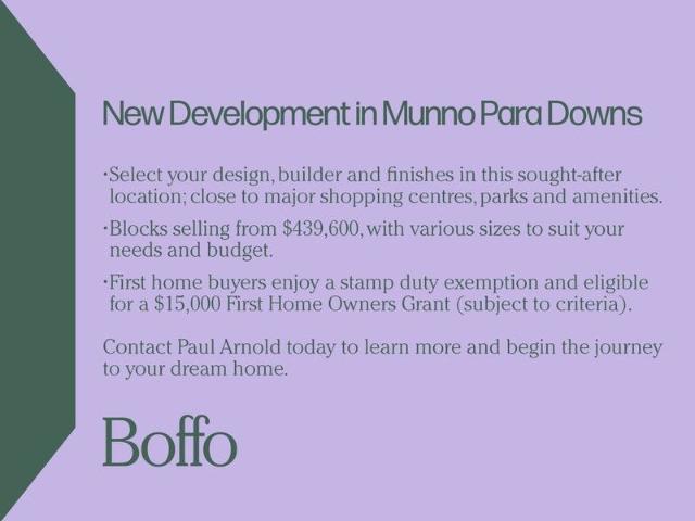 Land for sale in City Of Playford, Adelaide