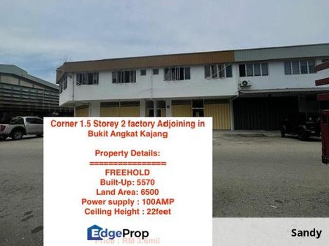 Warehouse for sale in Kajang, Langat