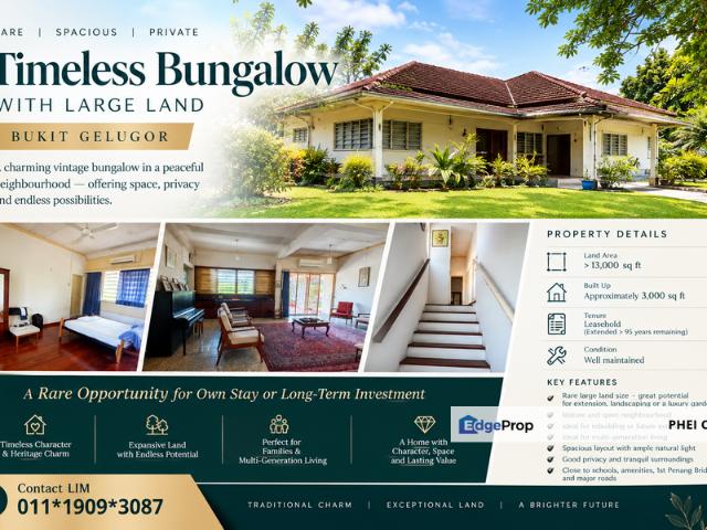 House for sale in Georgetown, Penang