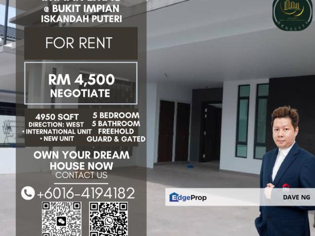 House for rent in Bukit Ledang, Johor