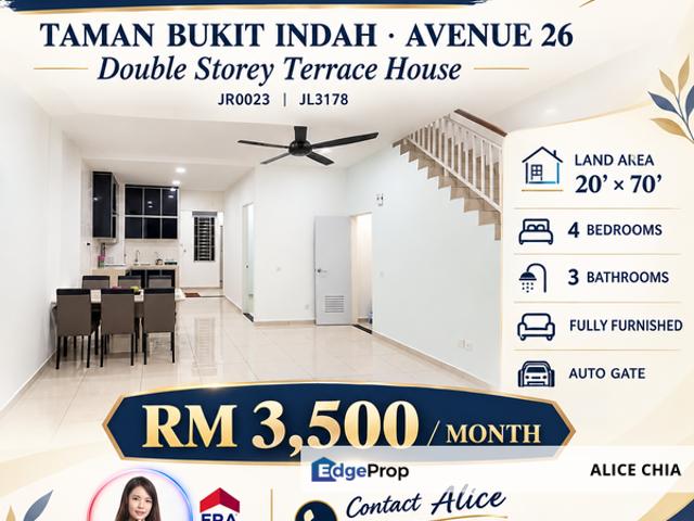 House for rent in Iskandar Puteri, Johor Bahru