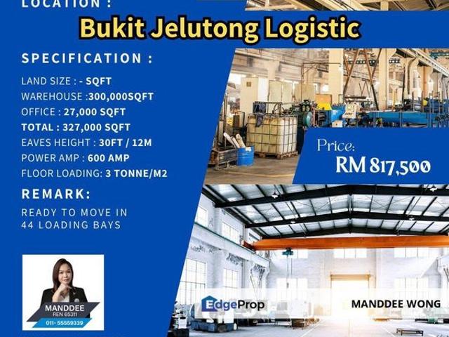 Warehouse for rent in Petaling, Alam Impian