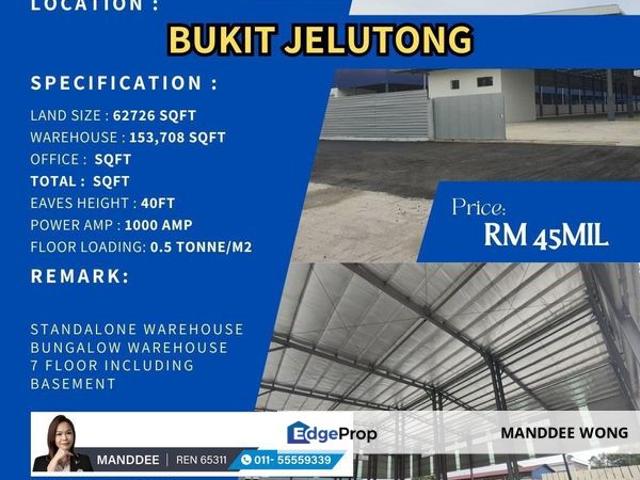 Warehouse for sale in Petaling, Alam Impian