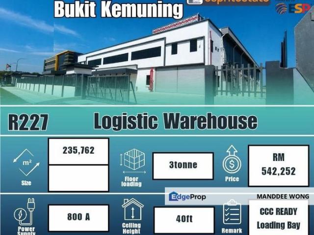 Warehouse for rent in Alam Impian, Selangor