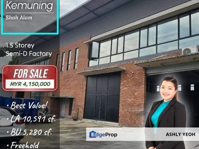 Warehouse for sale in Alam Impian, Selangor
