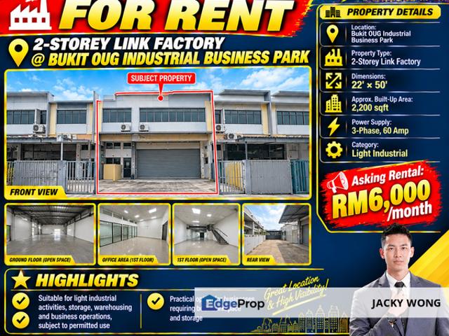 Warehouse for rent in Bukit Jalil