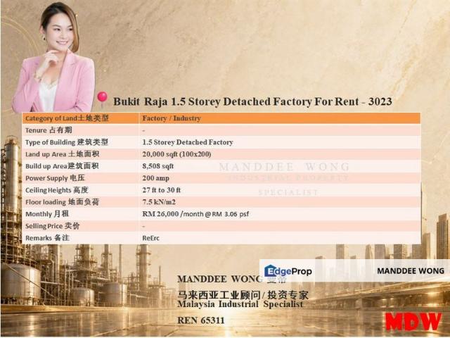 Warehouse for rent in Port Klang, Selangor