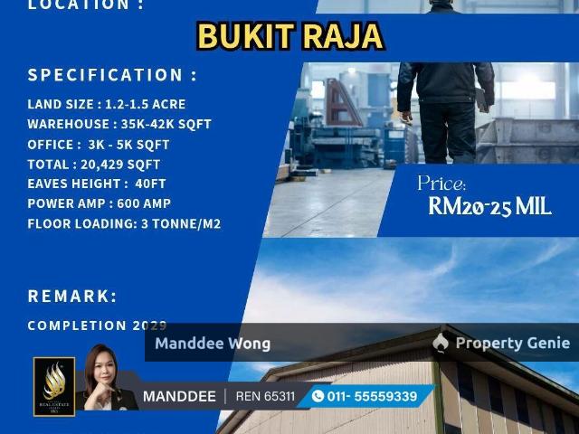 Warehouse for sale in Port Klang, Selangor