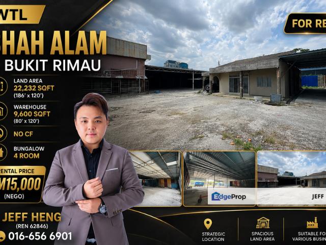 Warehouse for rent in Petaling, Alam Impian