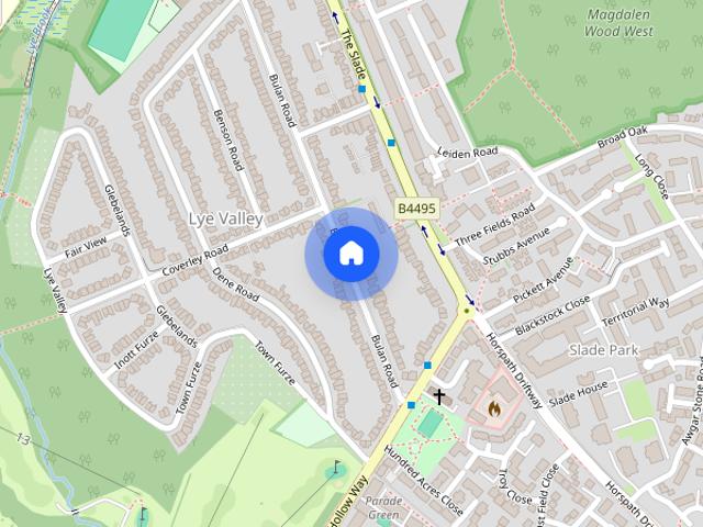 House for rent in Lye Valley, The Slade