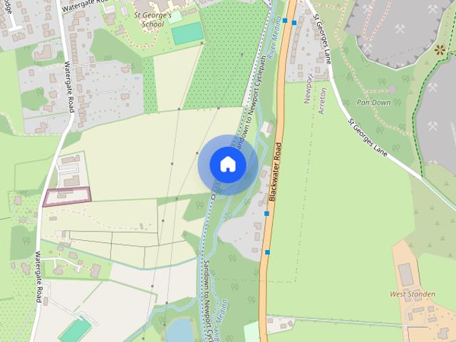 House for rent in Shide, Newport