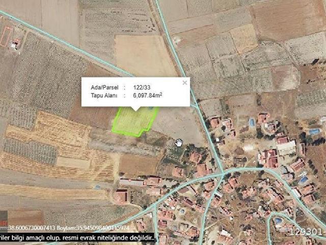 Bünyan, Kayseri içerisinde satılık Arsa