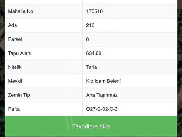 Aşağı, Alanya içerisinde satılık Arsa