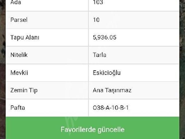 Burç Karakuyu Mahallesi, Şahinbey içerisinde satılık Arsa