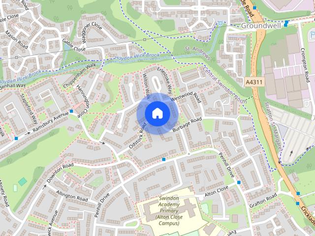 Apartment for rent in Abbey Mead, Swindon