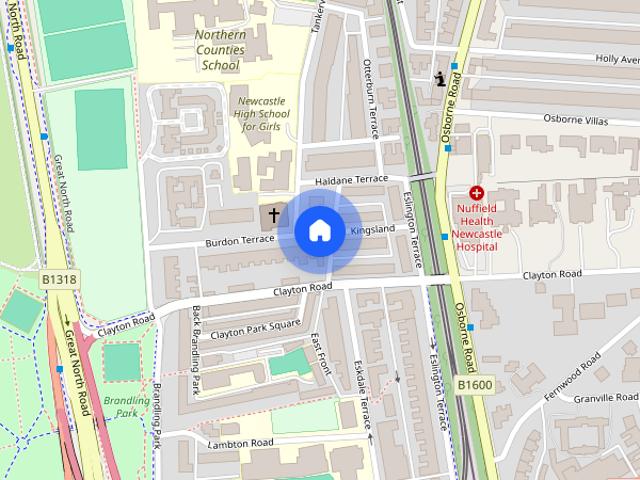 Apartment for rent in Jesmond, Newcastle upon Tyne