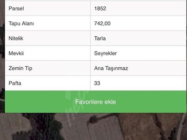 Yarışlı, Yeşilova içerisinde satılık Arsa