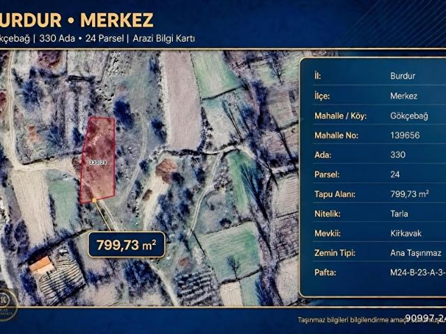 Burdur Merkez, Burdur içerisinde satılık Arsa