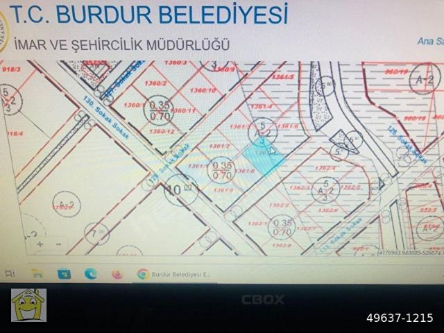 Burdur Merkez, Burdur içerisinde satılık Arsa