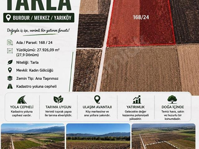 Burdur Merkez, Burdur içerisinde satılık Arsa