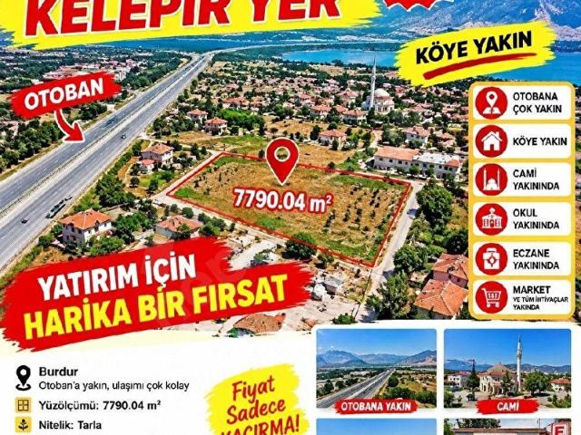Halıcılar, Burdur Merkez içerisinde satılık Arsa