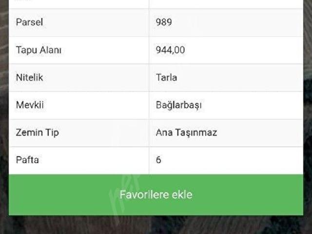 Yeşilova, Burdur içerisinde satılık Arsa