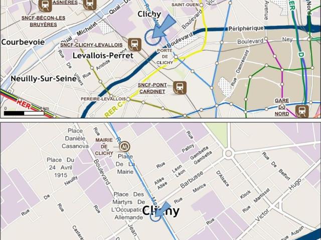 Bureau location à France métropolitaine, Clichy