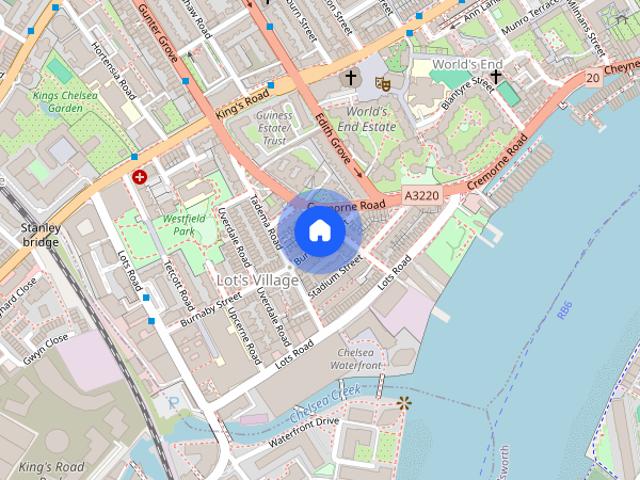 Apartment for rent in Chelsea, Brompton