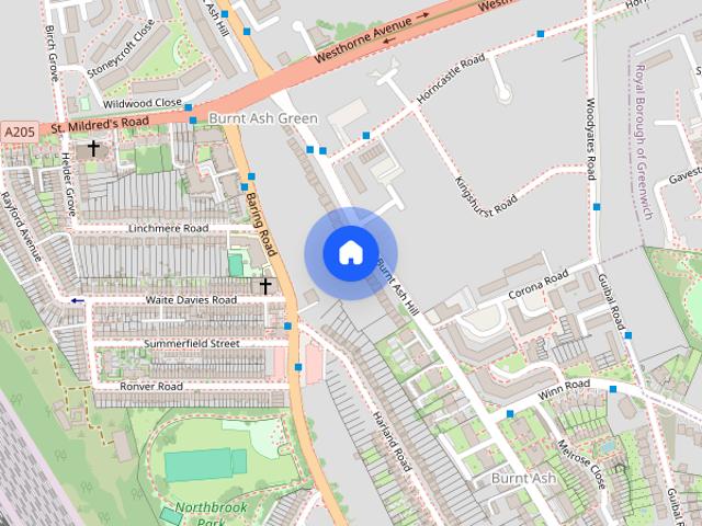 Apartment for rent in Burnt Ash, Greater London