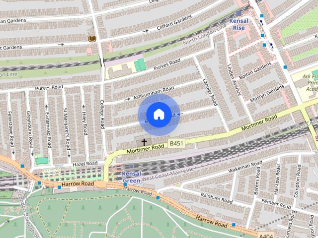Apartment for rent in Brondesbury, Greater London