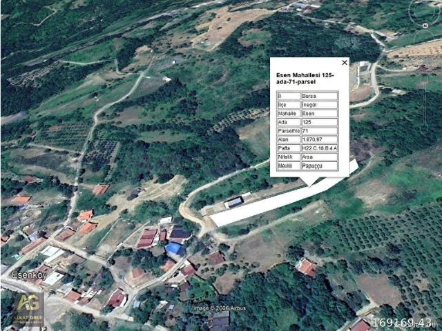 İnegöl, Bursa içerisinde satılık Arsa