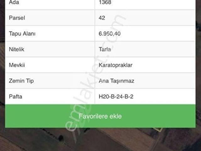 Karacabey, Bursa içerisinde satılık Arsa