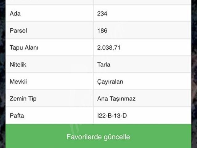Keles, Bursa içerisinde satılık Arsa