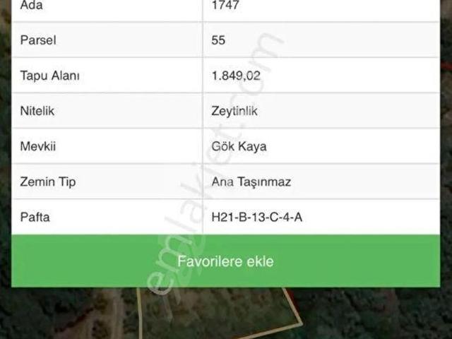 Mudanya, Bursa içerisinde satılık Arsa
