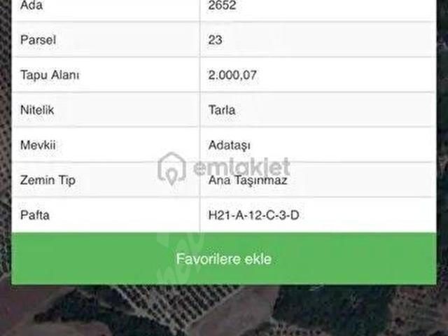 Karacabey, Bursa içerisinde satılık Arsa