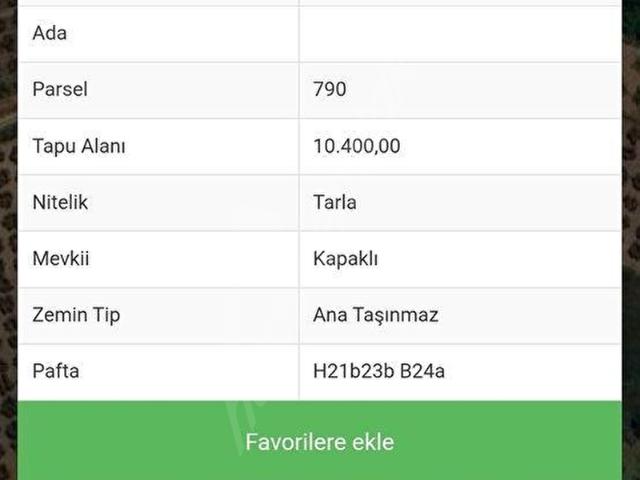 Mudanya, Bursa içerisinde satılık Arsa